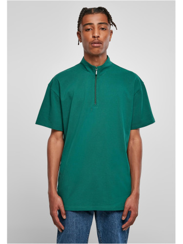 Zip Pique Tee Boxes Green