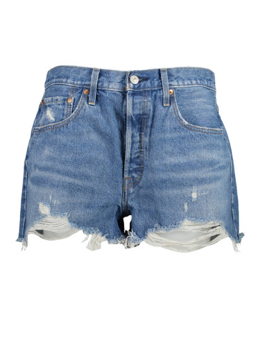 LEVI'S JEANS SHORT WOMAN BLUE