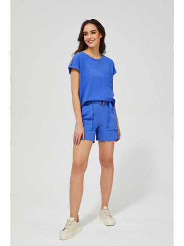 Viscose shorts - blue