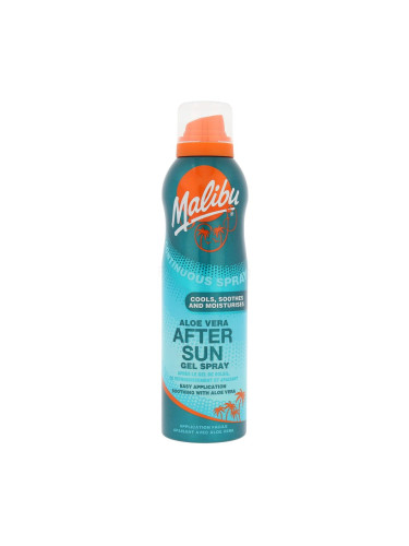 Malibu Continuous Spray Aloe Vera Продукт за след слънце за жени 175 ml