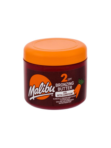 Malibu Bronzing Butter With Carotene SPF2 Слънцезащитна козметика за тяло за жени 300 ml