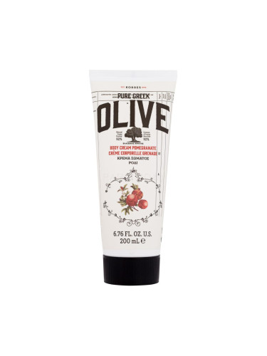 Korres Pure Greek Olive Body Cream Pomegranate Крем за тяло за жени 200 ml