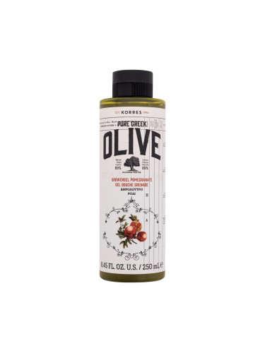 Korres Pure Greek Olive Shower Gel Pomegranate Душ гел за жени 250 ml