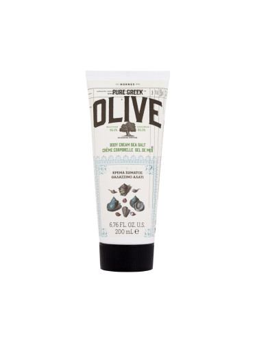 Korres Pure Greek Olive Body Cream Sea Salt Крем за тяло за жени 200 ml