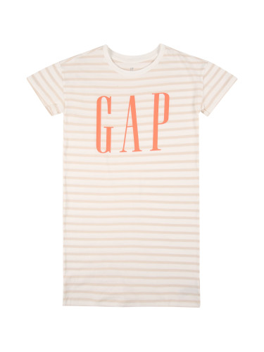 GAP Тениска  оранжево / пастелно оранжево / бяло