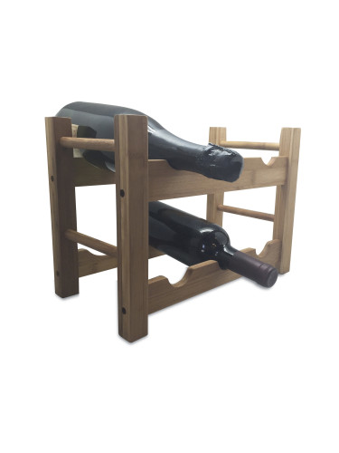 Стойка за бутилки Vin Bouquet бамбукова - за 6 бутилки