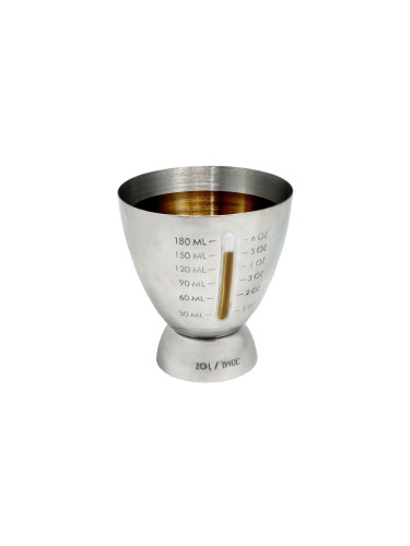 Стоманена доза за течности Vin Bouquet голяма - 30/180 мл