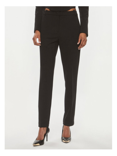 Pinko Текстилни панталони Bello 100155 A1RU Черен Slim Fit