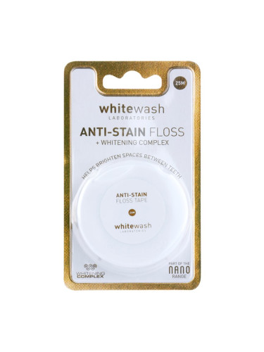 Whitewash Nano Anti-Stain конец за зъби с избелващ ефект 25 м