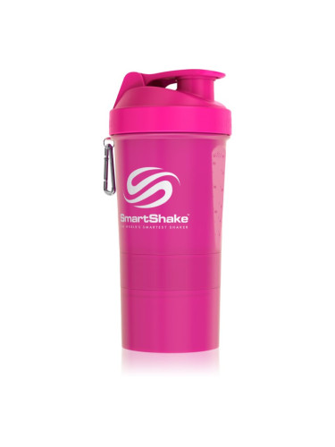 Smartshake Original спортен шейкър голям Neon Pink 1000 мл.