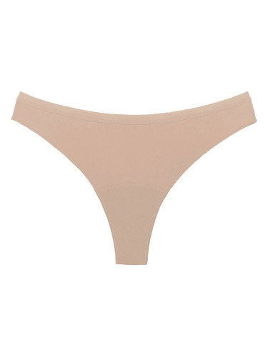 Snuggs Period Underwear Brazilian Light Tencel™ Lyocell Beige менструални бикини от плат за слаба менструация размер M 1 бр.