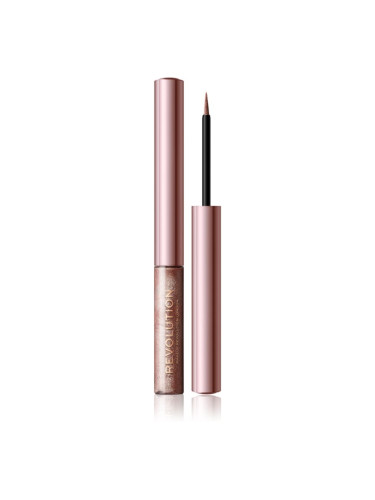Makeup Revolution Super Flick течни очни линии цвят Rose Gold 2,4 мл.