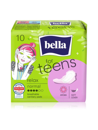 BELLA For Teens Relax санитарни кърпи за девойки 10 бр.