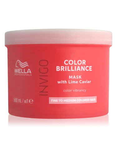 Wella Professionals Invigo Color Brilliance хидратираща маска за фина коса 500 мл.