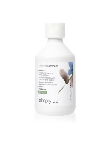 Simply Zen Detoxifying почистващ детоксикиращ шампоан за всички видове коса 250 мл.