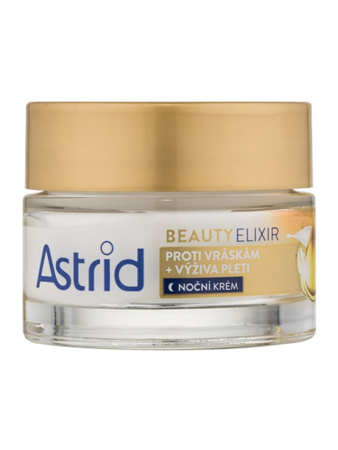 Astrid Beauty Elixir подхранващ нощен крем против бръчки 50 мл.