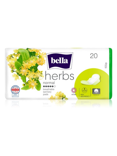 BELLA Herbs Tilia санитарни кърпи 20 бр.
