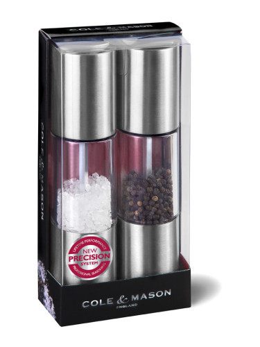 Комплект мелнички за сол и пипер COLE & MASON OSLO - 18.5 см