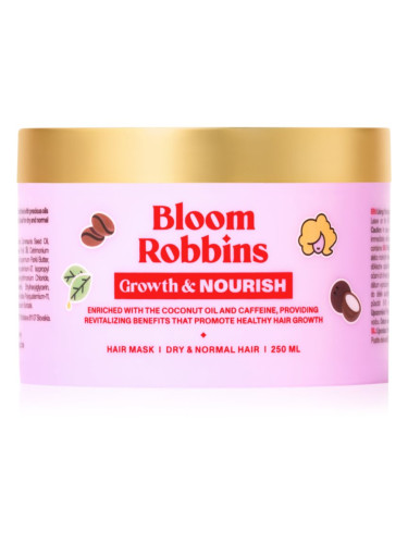 Bloom Robbins Growth & Nourish подхранваща маска за коса за всички видове коса 250 мл.