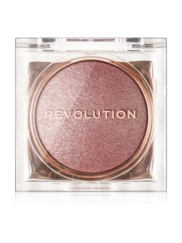 Makeup Revolution Beam Bright компактна озаряваща пудра цвят Pink Seduction 2,45 гр.