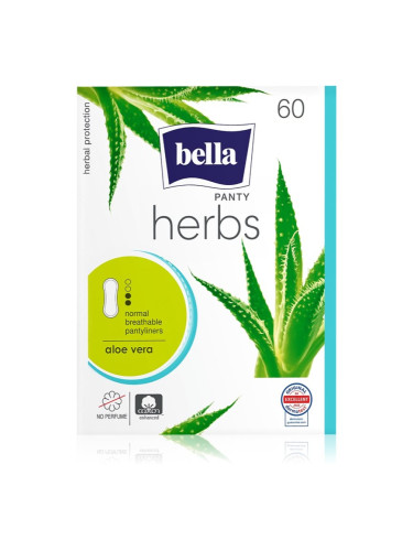 BELLA Herbs Aloe Vera дамски превръзки без парфюм 60 бр.