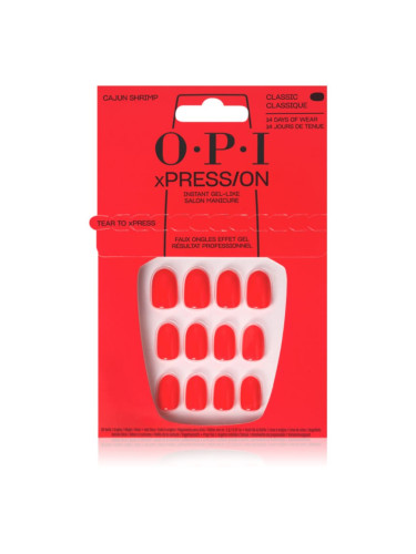 OPI xPRESS/ON Изкуствени нокти Cajun Shrimp 30 бр.