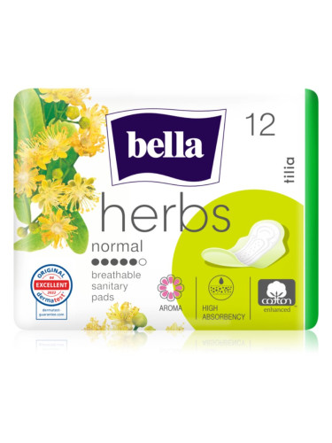 BELLA Herbs Tilia санитарни кърпи 12 бр.
