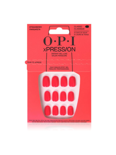 OPI xPRESS/ON Изкуствени нокти Strawberry Margarita 30 бр.
