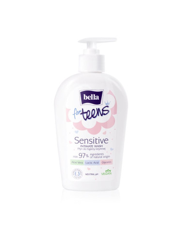 BELLA For Teens Sensitive гел за интимна хигиена за девойки 300 мл.