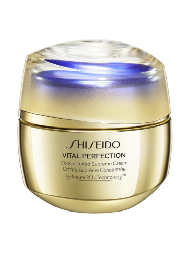 Shiseido Vital Perfection Concentrated Supreme Cream възстановителен крем за намаляване на бръчките 50 мл.