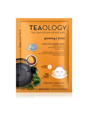 Teaology Face Mask Vitamin C платнена маска с витамин С 21 мл.