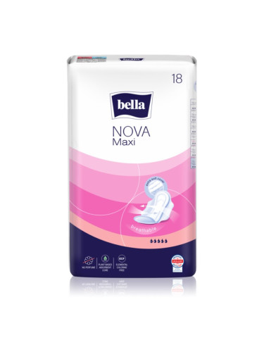 BELLA Nova Maxi санитарни кърпи 18 бр.