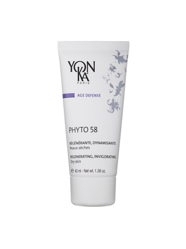 Yon-Ka Age Defense Phyto 58 регенериращ нощен крем за суха кожа 40 мл.