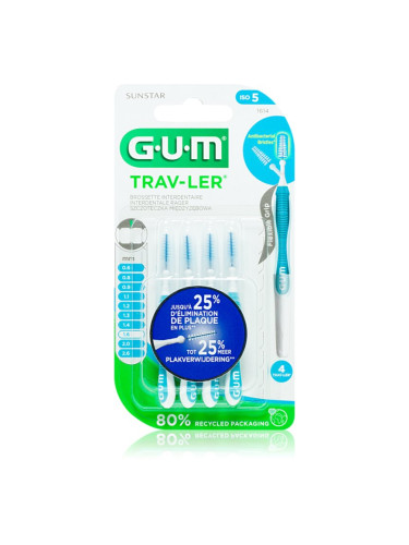 G.U.M Trav-Ler Interdental четки за междузъбно пространство 1,6 mm 4 бр.