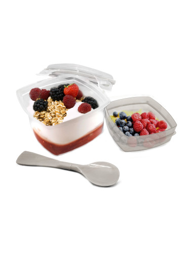Комплект двойна кутия за храна Nerthus с прибор