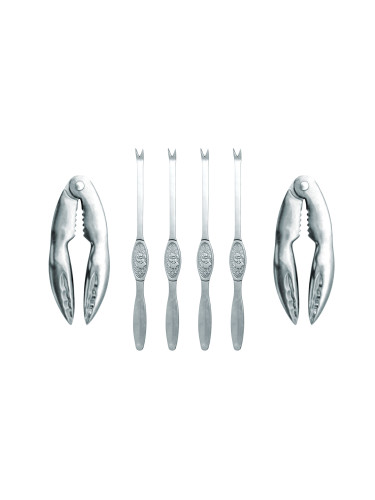 Комплект прибори Nerthus за морски дарове - 6 части