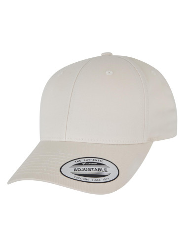 Curved Classic Snapback Cap - Beige