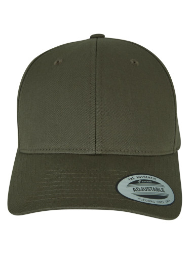 Curved Classic Snapback Cap - Khaki