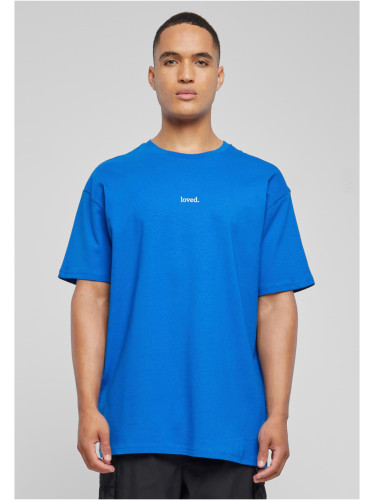 Cobalt Blue Love Heavy Oversized T-Shirt