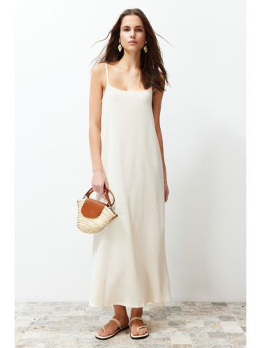 Trendyol Stone Plain Knitted Dress