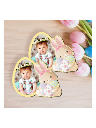 Комплект от 2 броя магнити - Великденско зайче