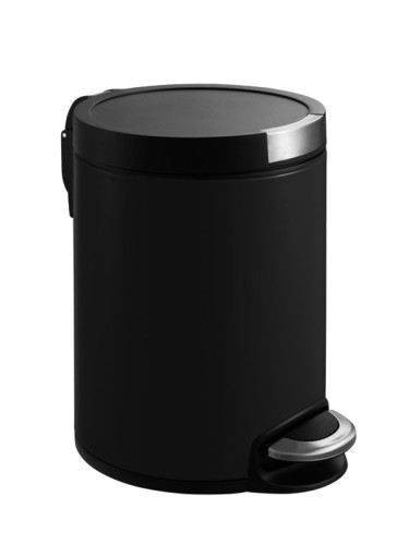 Кош за отпадъци EKO ARTISTIC с педал (5 л) - черен