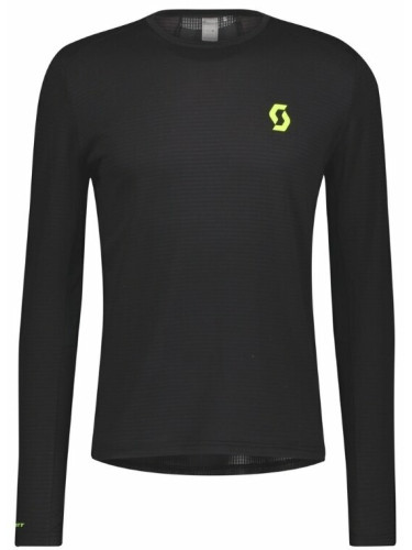 Scott RC Run LS Mens Shirt Black/Yellow XL Тениска с дълги ръкави за бягане