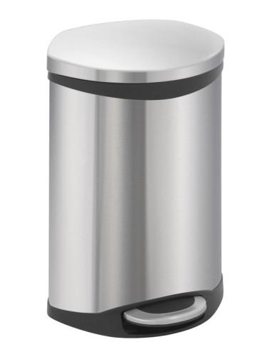 Кош за отпадъци EKO SHELL с педал (10 л) - хром мат