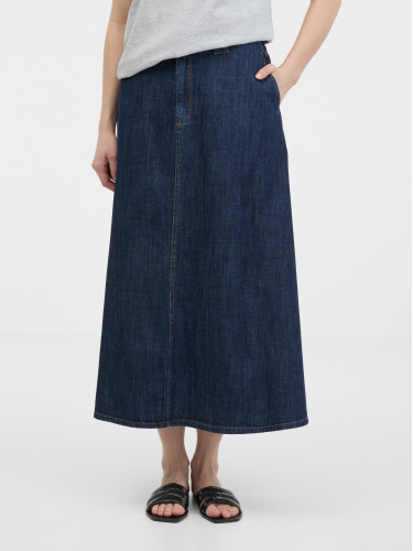 Orsay Navy Blue Women's Denim Skirt - Women