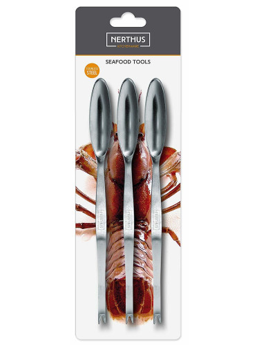 Комплект прибори Nerthus за морски дарове - 3 бр.