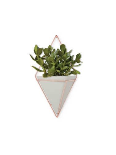 Декорация за стена UMBRA TRIGG голяма - цвят пясъчно сиво и мед