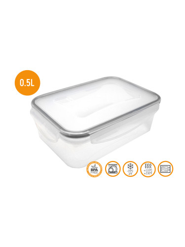 Кутия за храна Nerthus с херметическо затваряне - 0.5 л