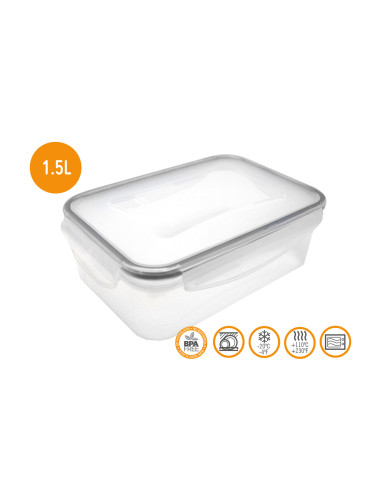 Кутия за храна Nerthus с херметическо затваряне - 1.5 л