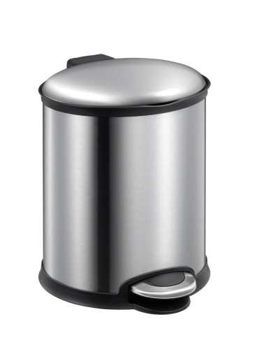 Кош за отпадъци EKO ELLIPSE с педал (6 л) - хром мат